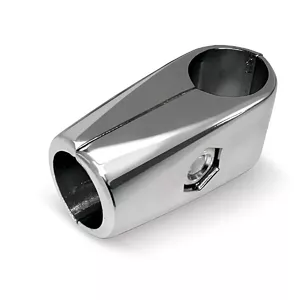 Pipe connector GTV T-shaped for 25 mm pipe, chrome finish