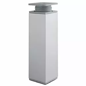 Furniture leg GTV 1300189, aluminum square 40×40 mm, adjustable