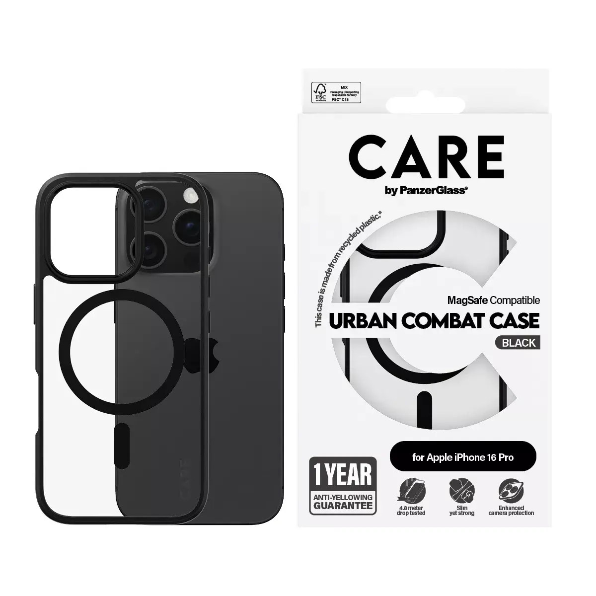 Vāks PanzerGlass CARE by ® Flagship Case iPhone 16 Pro Photo 2