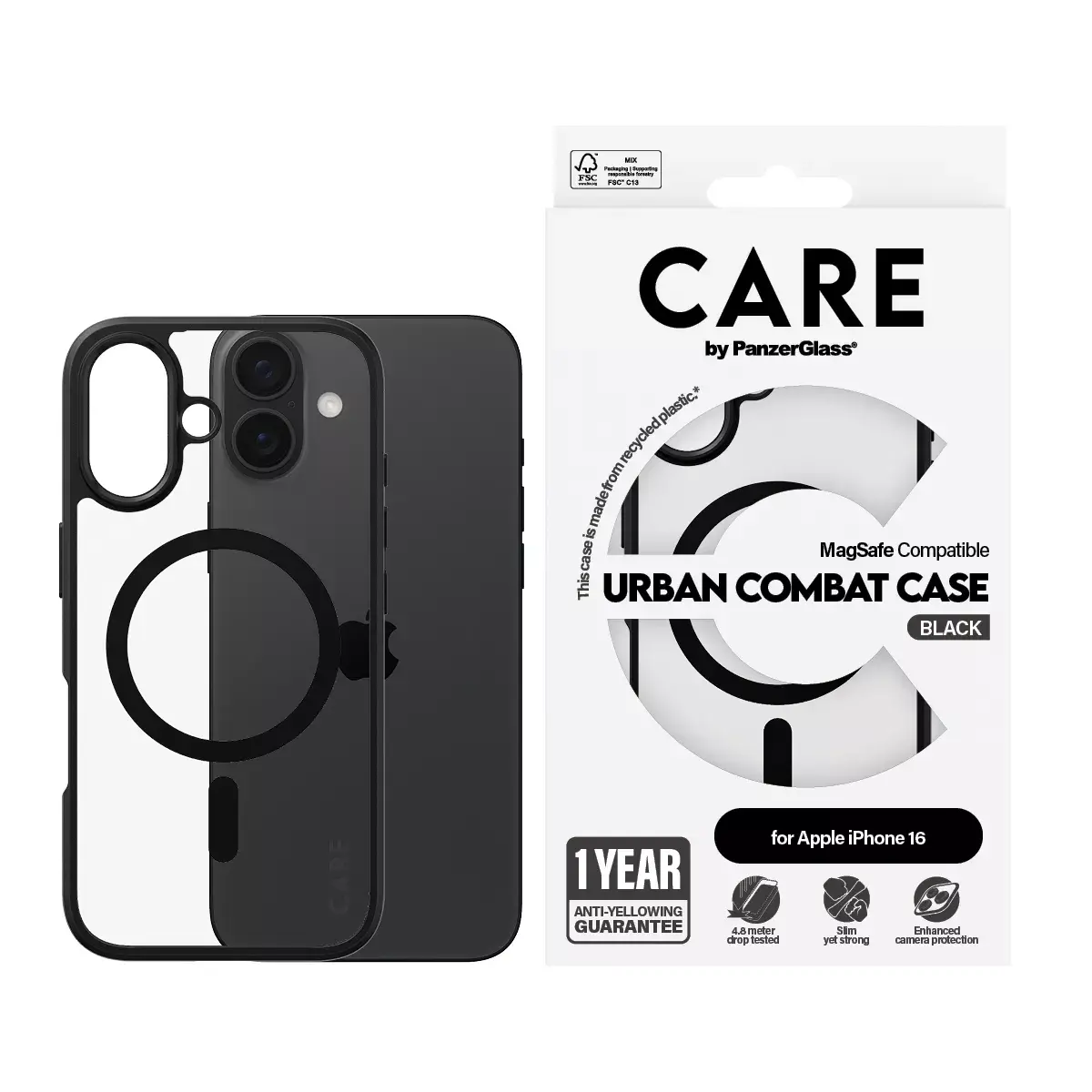 Чехол PanzerGlass CARE by Flagship Case iPhone 16 Photo 2