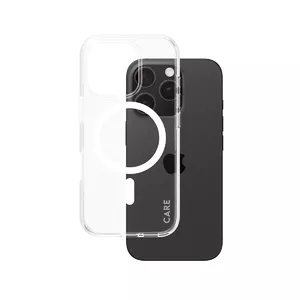 Чехол PanzerGlass CARE by Flagship Transparent Urban Combat White MagSafe iPhone 16 Pro