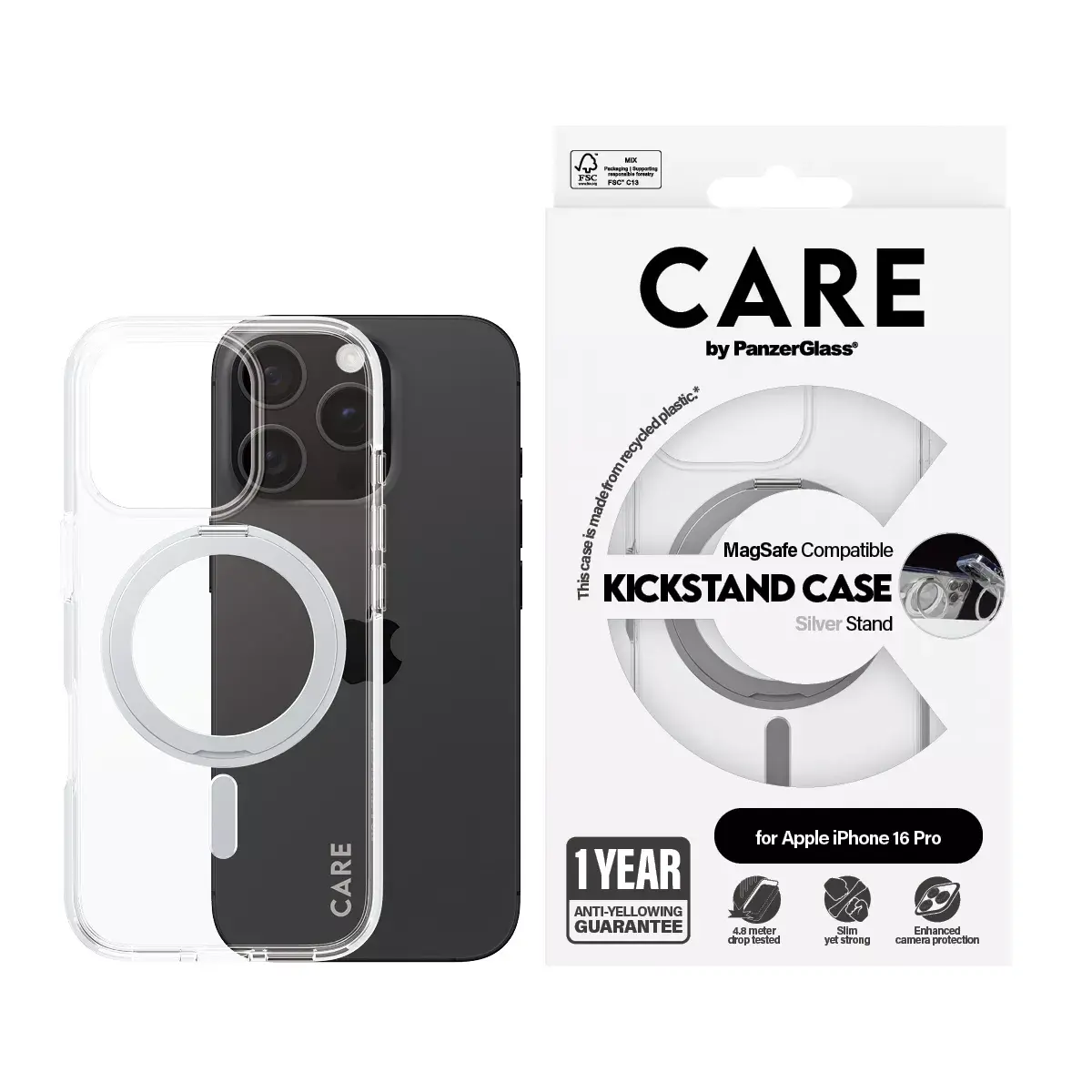 Чехол PanzerGlass CARE by ® Feature Case для iPhone 16 Pro Photo 2