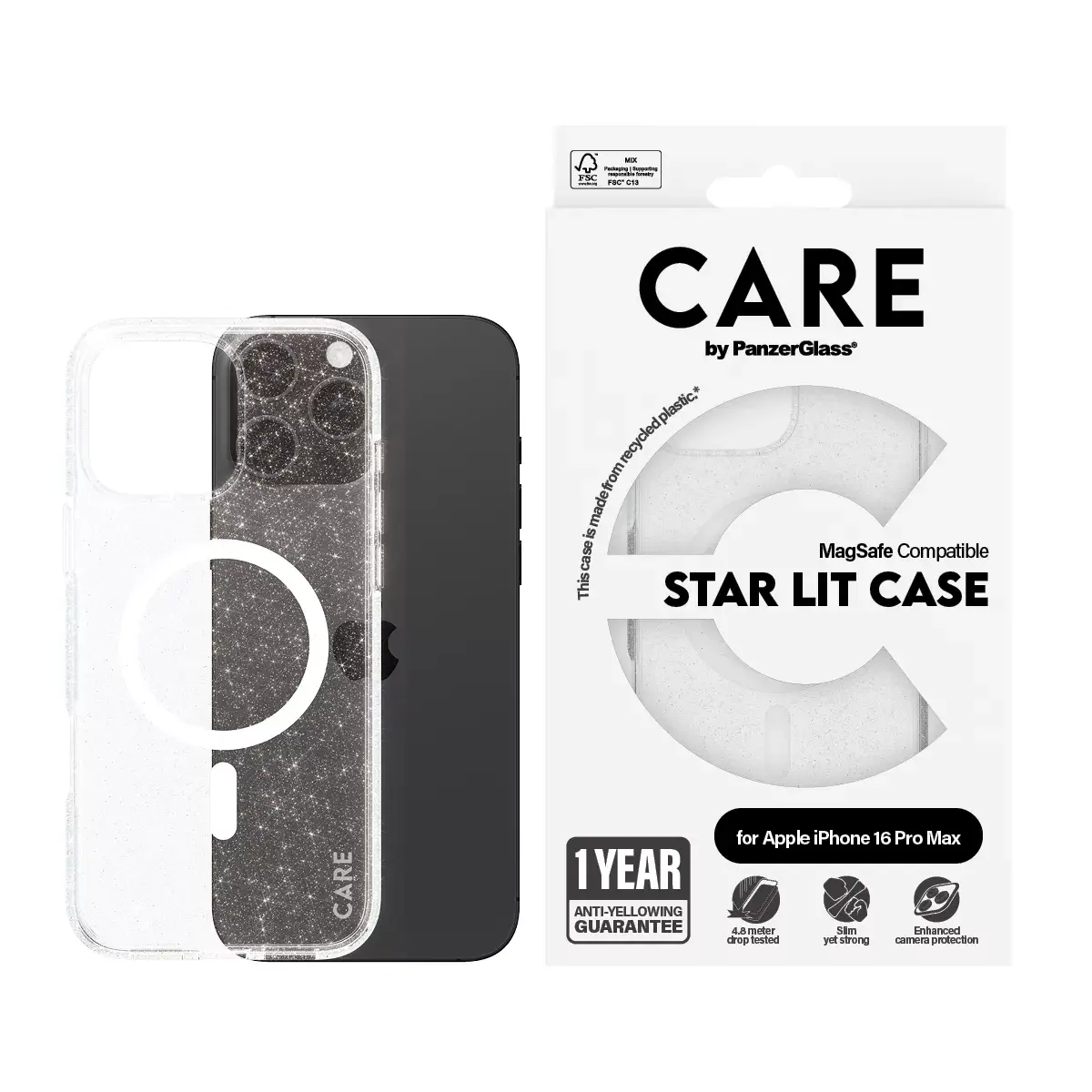 Чехол PanzerGlass CARE by ® Urban Combat Star Lit iPhone 16 Pro Max Photo 2