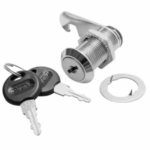 Locking box GTV model 1379321, 27 mm cylinder diameter, chrome finish, includes 2 keys