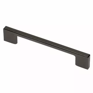 Durvju rokturis GTV UZ-819 128 mm melnais hroms — assu attālums 128 mm, melnais hroms