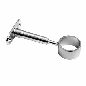Pipe bracket GTV R50R adjustable chrome for Ø25 mm pipes