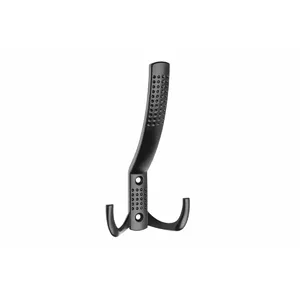Coat Hanger GTV K23-A0 black matte — wall-mounted metal hanger