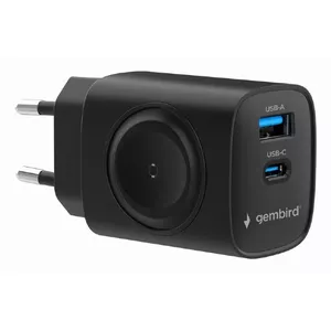 Зарядное устройство Gembird TA-UC-PDQCW20-01-BK для мобильных устройств