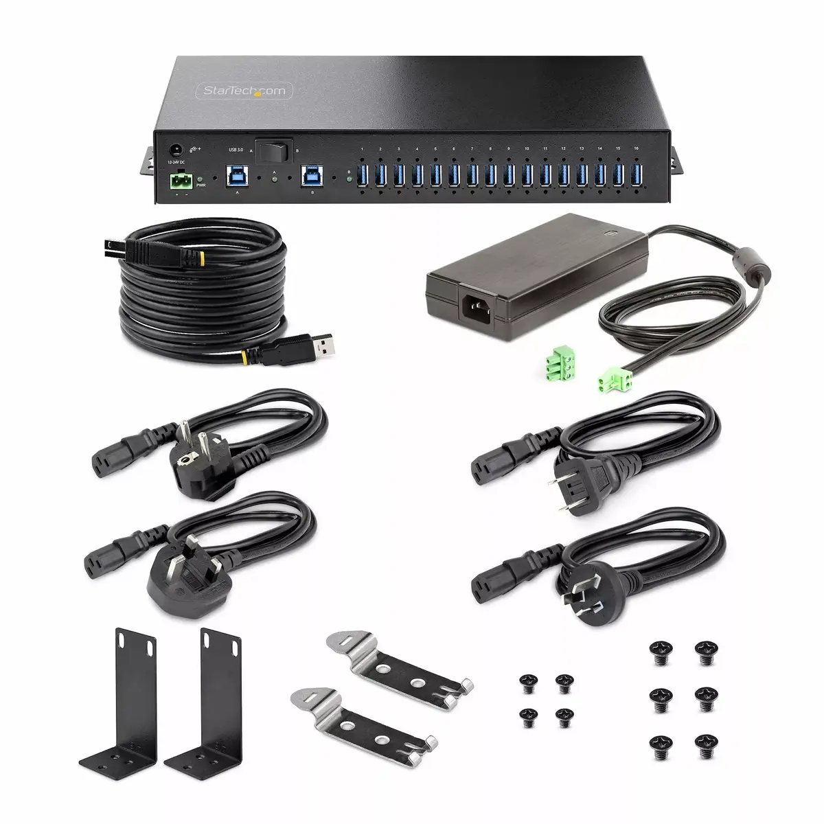 StarTech.com 16-портовый промышленный USB хаб Photo 10
