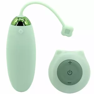 ARMONY KITTY FUN EGG Tālvadības Vibrators ar 10 Vibrācijas Režīmiem Zaļš