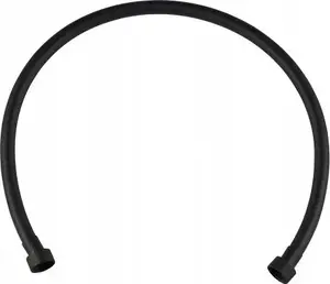 Shower Hose INVENA IEAW-44-080 80 cm, black PVC connection hose