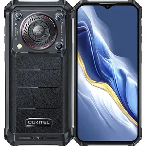 Смартфон Oukitel WP36 Pro, дисплей 6.52", 6 ГБ ОЗУ, 256 ГБ ПЗУ, аккумулятор 10600 мАч, Android 14, 4G, черный