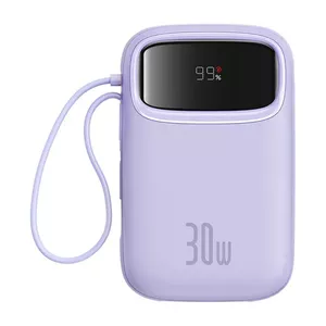 Портативный аккумулятор Baseus QPow 2 10000mAh 30W 2xUSB-C (Фиолетовый)
