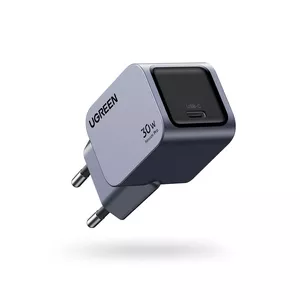 Зарядное устройство Ugreen 35006 Универсальное Серое AC USB Type-C 1 Порт