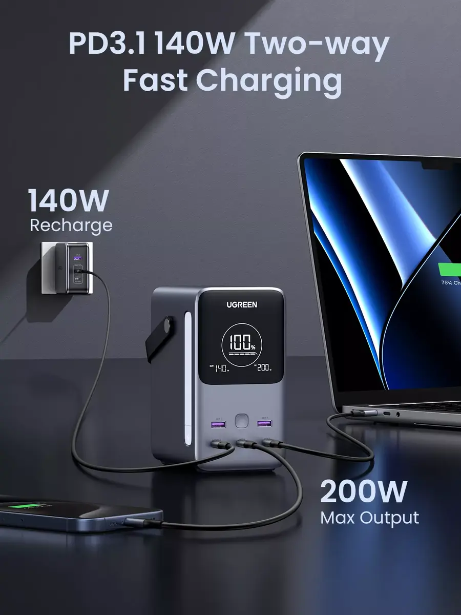 Akumulators Ugreen Nexode 48000 mAh 25286 Photo 8