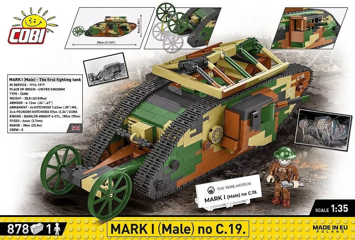 Cobi Blocks Mark I Male NO C.19 — 878 деталей Photo 2