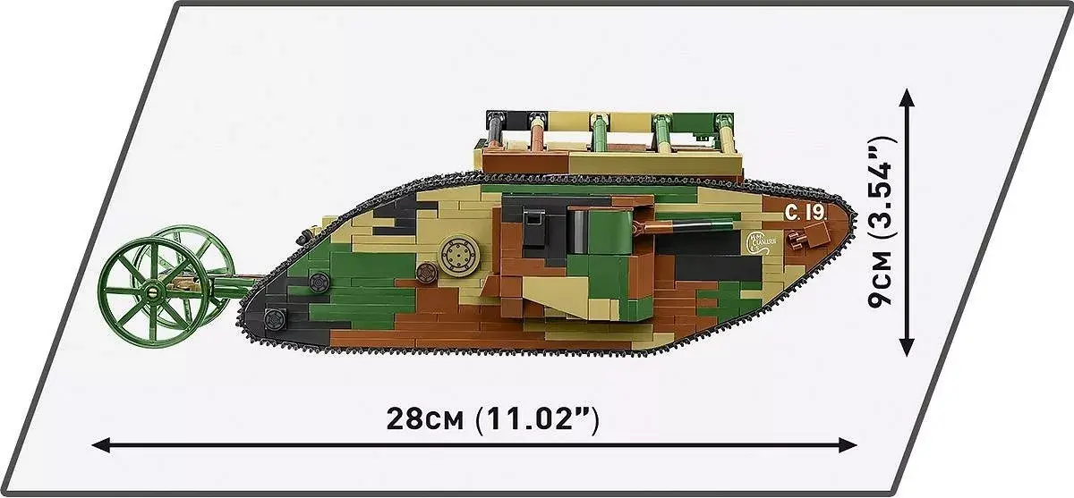 Cobi Blocks Mark I Male NO C.19 — 878 деталей Photo 4