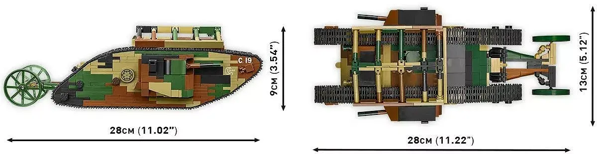 Cobi Blocks Mark I Male NO C.19 — 878 деталей Photo 7