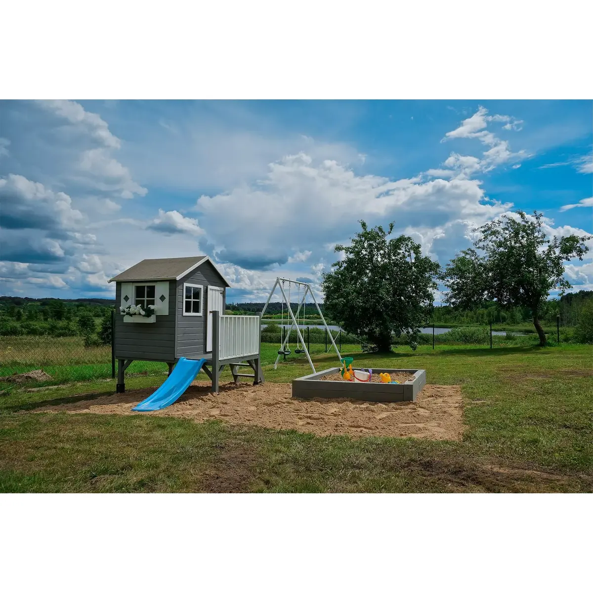 Деревянный игровой домик 4IQ Sienāzītis Photo 34