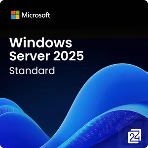Operating system Microsoft Windows Server Standard 2025 64-bit 16-core OEM DVD