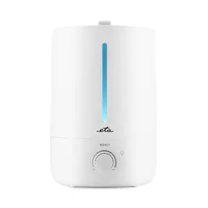 Ultrasonic humidifier ETA Moisty — 5 L tank, 25 W, for rooms up to 40 m³, white