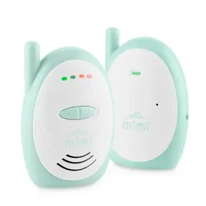 Digital babyphone ETA 830690000 — turquoise/white, range up to 300 m, battery powered (AAA)