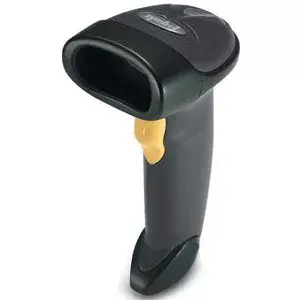 Barcode scanner Zebra LS2208 1D laser, 7 ft range, USB/RS-232/RS-485/keyboard wedge, black, 2.1 m cable