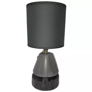 Table lamp BESK 9131879 with E14 socket, max 60W, grey finish
