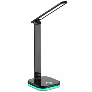 LED table lamp BESK 9131800, 5W, black, with USB cable and adapter
