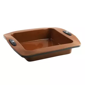 Silicone baking mold Prymus-AGD KHT43, rectangular 26.5×24.3 cm, brown