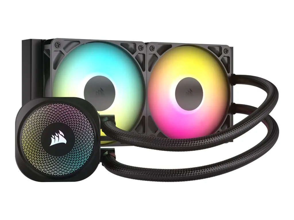 Visi vienā šķidrumu dzesētājs Corsair NAUTILUS