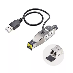 StarTech.com Gigabit Fiber to RJ45 Ethernet Media Converter Dongle USB Powered