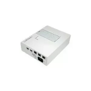 Lantronix EDS-MD Medicīnas ierīču serveris ar 4 portiem, Gigabit Ethernet LAN un RS-232 savienojumu, balts