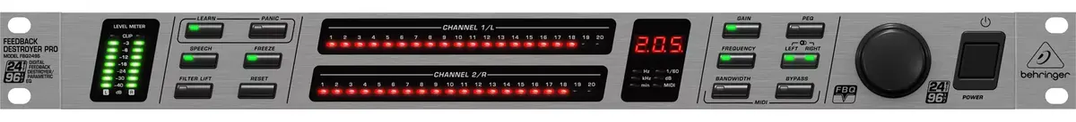 Behringer FBQ2496 audio equalizer Photo 3