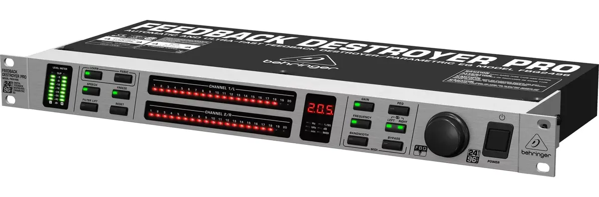 Behringer FBQ2496 audio equalizer Photo 5
