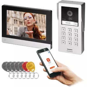Video intercom indoor monitor ORNO OR-VID-MA-1080/B, 2-wire, 1080p resolution