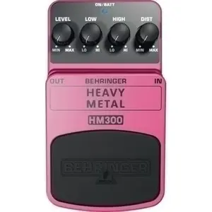 Behringer HM300 Heavy Metal Distortion Guitar Effects Pedal