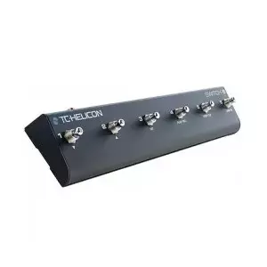 Foot controller TC-Helicon Switch-6 for vocal and guitar processors, 6 footswitches