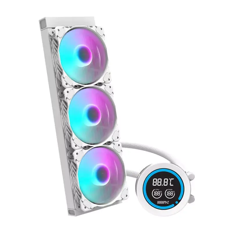 Darkflash DN-D360 WHITE 360mm Computer Radiator Photo 2