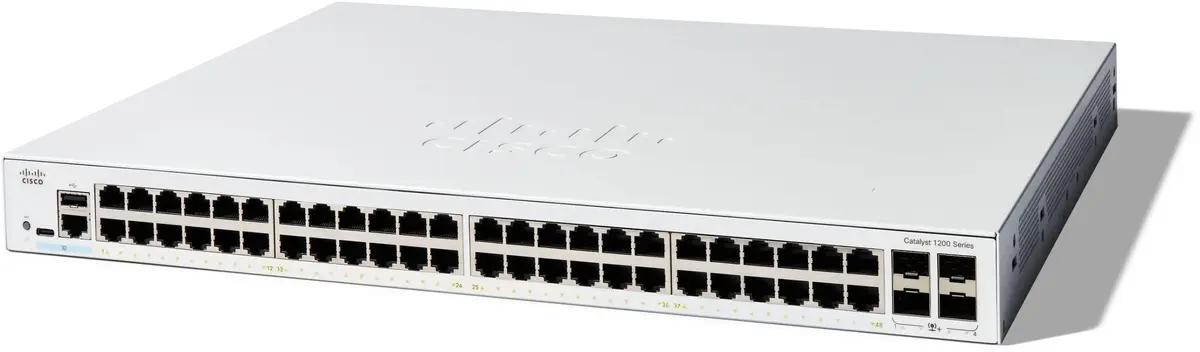 Tīkla komutators Cisco Catalyst C1200-48T-4X-RF Pārvaldāms