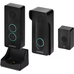 Wired intercom ORNO OR-DOM-YR-934/B 53216 — wireless 2-way intercom, communication range up to 300 m