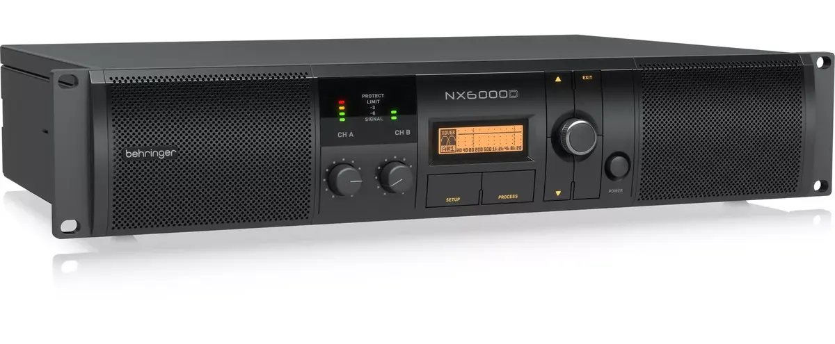 Behringer NX6000D 6000 vatu D klases jaudas pastiprinātājs Photo 2