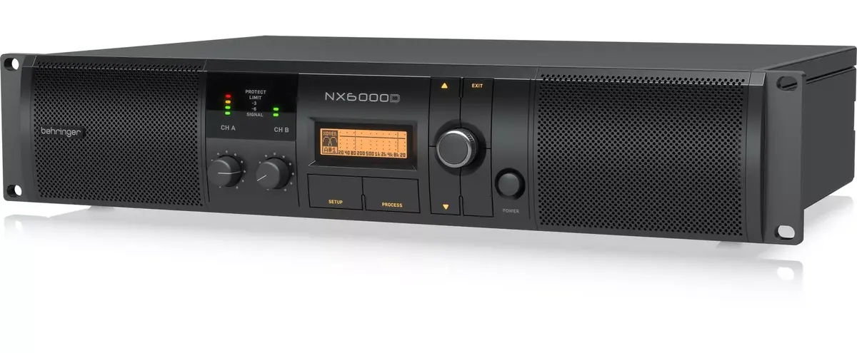 Behringer NX6000D 6000 vatu D klases jaudas pastiprinātājs Photo 3