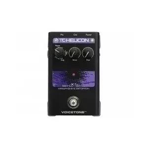 Vocal effects pedal TC-Helicon VoiceTone X1 — megaphone and distortion vocal effects