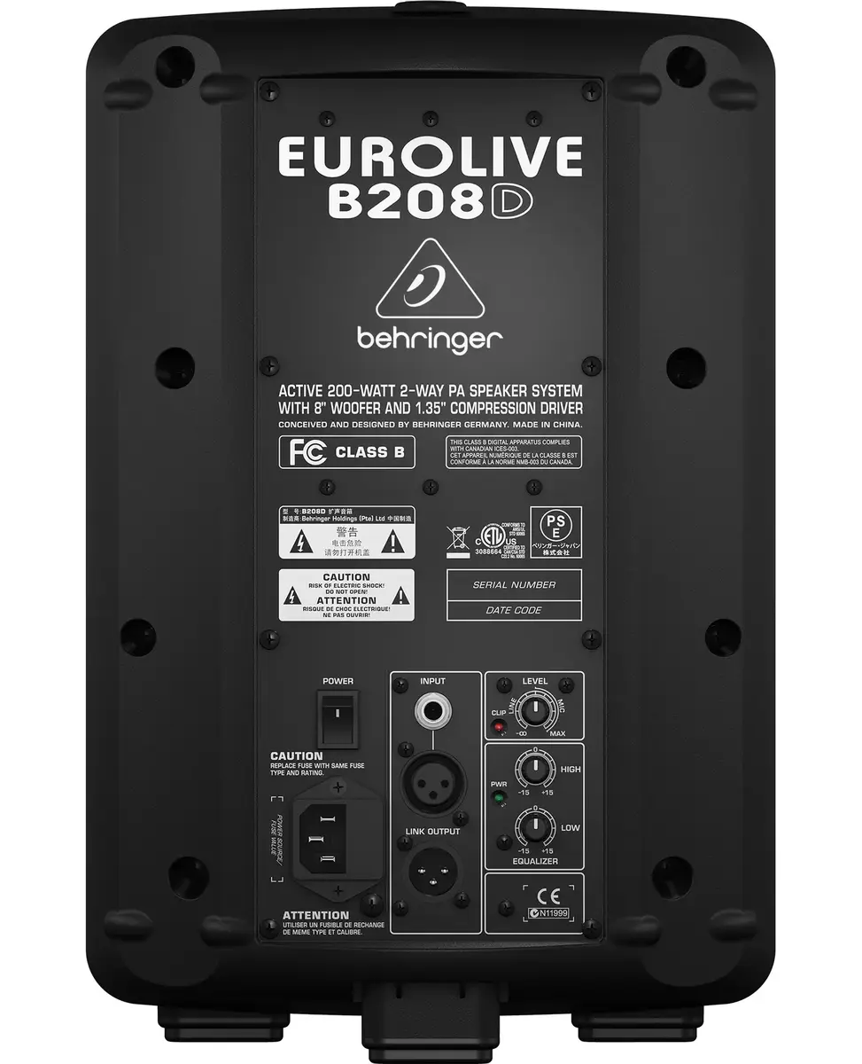 2-way Speaker Behringer EUROLIVE B208D 000-97701-00010 Photo 2