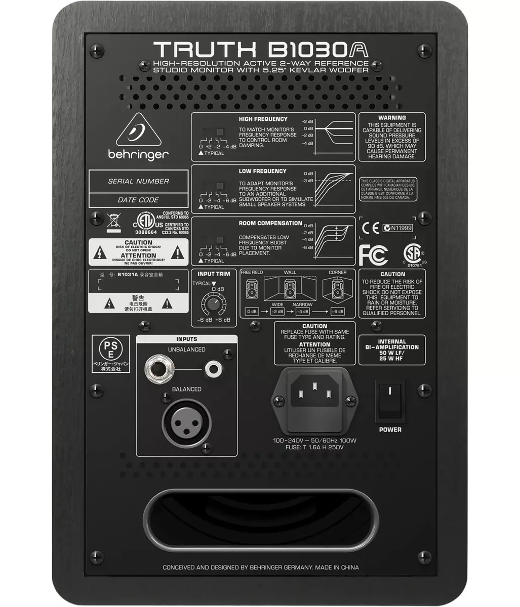 2-канальная акустическая система Behringer TRUTH B1030A Photo 2