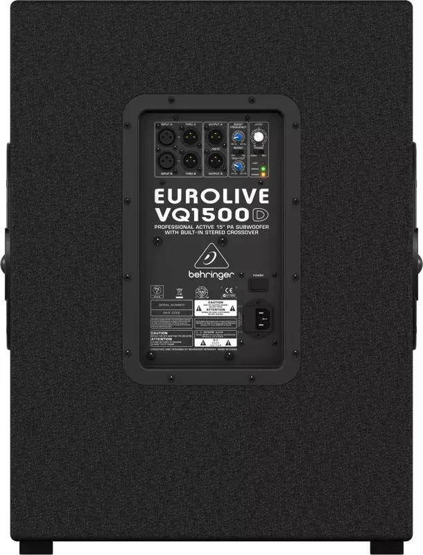 Skaļrunis Behringer Eurolive VQ1500D 000-AX001-00010 Photo 3