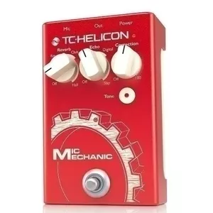 Vocal effects processor TC-Helicon Mic Mechanic 2 — reverb and echo correction, single-channel, studio/live use