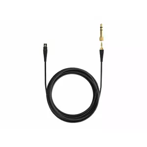 Replacement straight audio cable for Beyerdynamic Pro X headphones — black