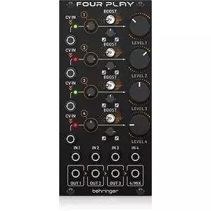 Модульный синтезатор Behringer FOUR PLAY 4-канальный модуль управления напряжением